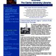2009-10-20 Inside the Clarion University Libraries Newsletter (Vol. 5, No. 8)
