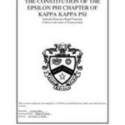 2018-12-03 Kappa Kappa Psi (Epsilon Phi Chapter) Constitution and By-Laws