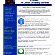 2009-12-01 Inside the Clarion University Libraries Newsletter (Vol. 5, No. 14)