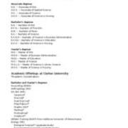 Degrees, Academic Offerings, and Accreditations