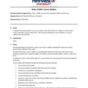 2022-07-01 Course Syllabus Policy