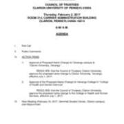 2017-02-02 Council of Trustees Agenda