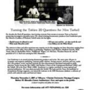 2007-11-01 Third Annual Barbara Morgan Harvey Center Lecture Flyer
