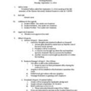 2016-09-12 Student Senate Minutes