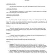 ca. 2020 Ski and Board Club Constitution and By-Laws