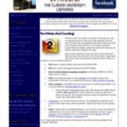 2015-04-21 Inside the Clarion University Libraries Newsletter (Vol. 10, No. 28)