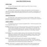 ca. 2020 Clarion University Anime Club Constitution and By-Laws