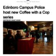 2022-10-25 Edinboro Campus Police Host New Coffee with a Cop Series