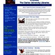 2010-03-16 Inside the Clarion University Libraries Newsletter (Vol. 5, No. 23)