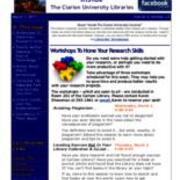 2011-03-01 Inside the Clarion University Libraries Newsletter (Vol. 6, No. 22)