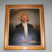 2008-09-03 Barbara Morgan Harvey Portrait in Suhr Library 1 JPG