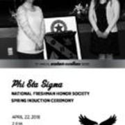 2018-04-22 Phi Eta Sigma Spring Induction Ceremony