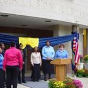 2004-04-20 Schott Carlson Library Dedication Voices 1 JPG