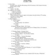 11-1-10 Student Senate Minutes