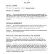 ca. 2020 Clarion Fly Tiers Constitution and By-Laws