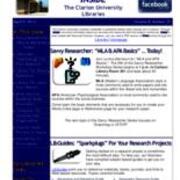 2013-04-09 Inside the Clarion University Libraries Newsletter (Vol. 8, No. 25)