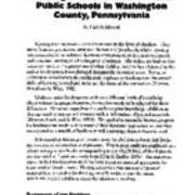 An Investigation of Library Services Offered to Kindergarten Students in Rural Public Schools in Washington County, Pennsylvania