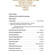 2019-02-21 Council of Trustees Agenda