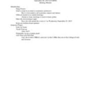 2019-09-09 People Encouraging Awareness in Community Economics (PEACE) Meeting Minutes