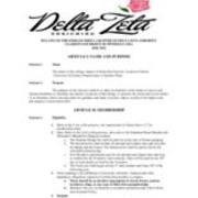 2020-2021 Delta Zeta Constitution and By-Laws