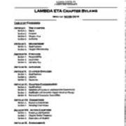 2019-04-08 Kappa Delta Pi International Honor Society in Education Lambda Eta Chapter Constitution and By-Laws
