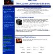 2008-09-30 Inside the Clarion University Libraries Newsletter (Vol. 4, No. 6)