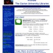 2008-10-14 Inside the Clarion University Libraries Newsletter (Vol. 4, No. 8)