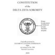 2010 Delta Zeta Constitution and By-Laws