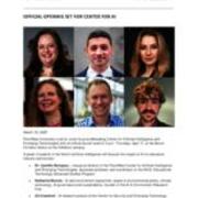2025-03-19 Official Opening Set for Center for AI