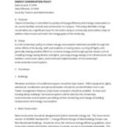 ENERGY CONSERVATION POLICY 2004-2-19