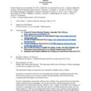2021-09-20 Faculty Senate Minutes