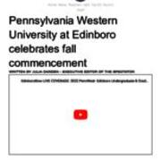 2022-12-15 Pennsylvania Western University at Edinboro Celebrates Fall Commencement