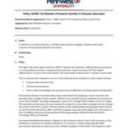 2022-07-01 Verification of Student Identity in Distance Education Policy