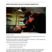 2025-02-10 Spring Enrollment Reflects Growing Momentum
