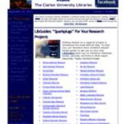 2011-09-20 Inside the Clarion University Libraries Newsletter (Vol. 7, No. 4)