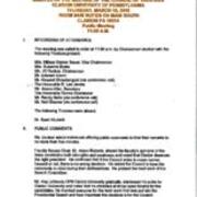 2018-03-15 Council of Trustees Special Meeting Minutes