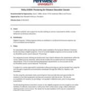 2022-07-01 Proctoring for Distance Education Courses Policy