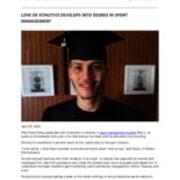 2025-04-29 Love of Athletics Develops into Degree in Sport Management