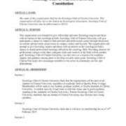 ca. 2020 Sociology Club of Clarion University Constitution and By-Laws Version 3