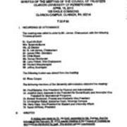 2012-4-19 Council of Trustees Minutes