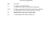 Martin Luther King Jr. Program Report, 2006-2007