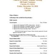 2018-12-14 Council of Trustees Agenda