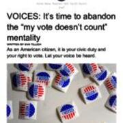 2022-10-25 VOICES - It's Time to Abandon the My Vote Doesn't Count Mentality