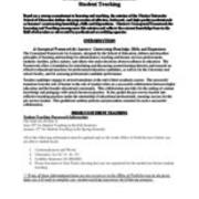 Teacher Candidate Manual for Student Teaching, 2014-03