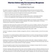 2020-03-18 Telecommuting Communication to Employees
