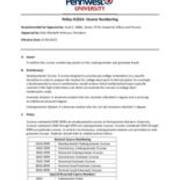 2022-07-01 Course Numbering Policy