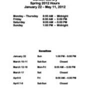 2012 Spring Carlson Library