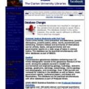 2011-09-06 Inside the Clarion University Libraries Newsletter (Vol. 7, No. 2)