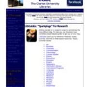2013-10-08 Inside the Clarion University Libraries Newsletter (Vol. 9, No. 7)