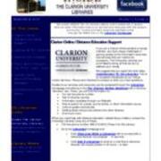 2015-09-08 Inside the Clarion University Libraries Newsletter (Vol. 11, No. 3)